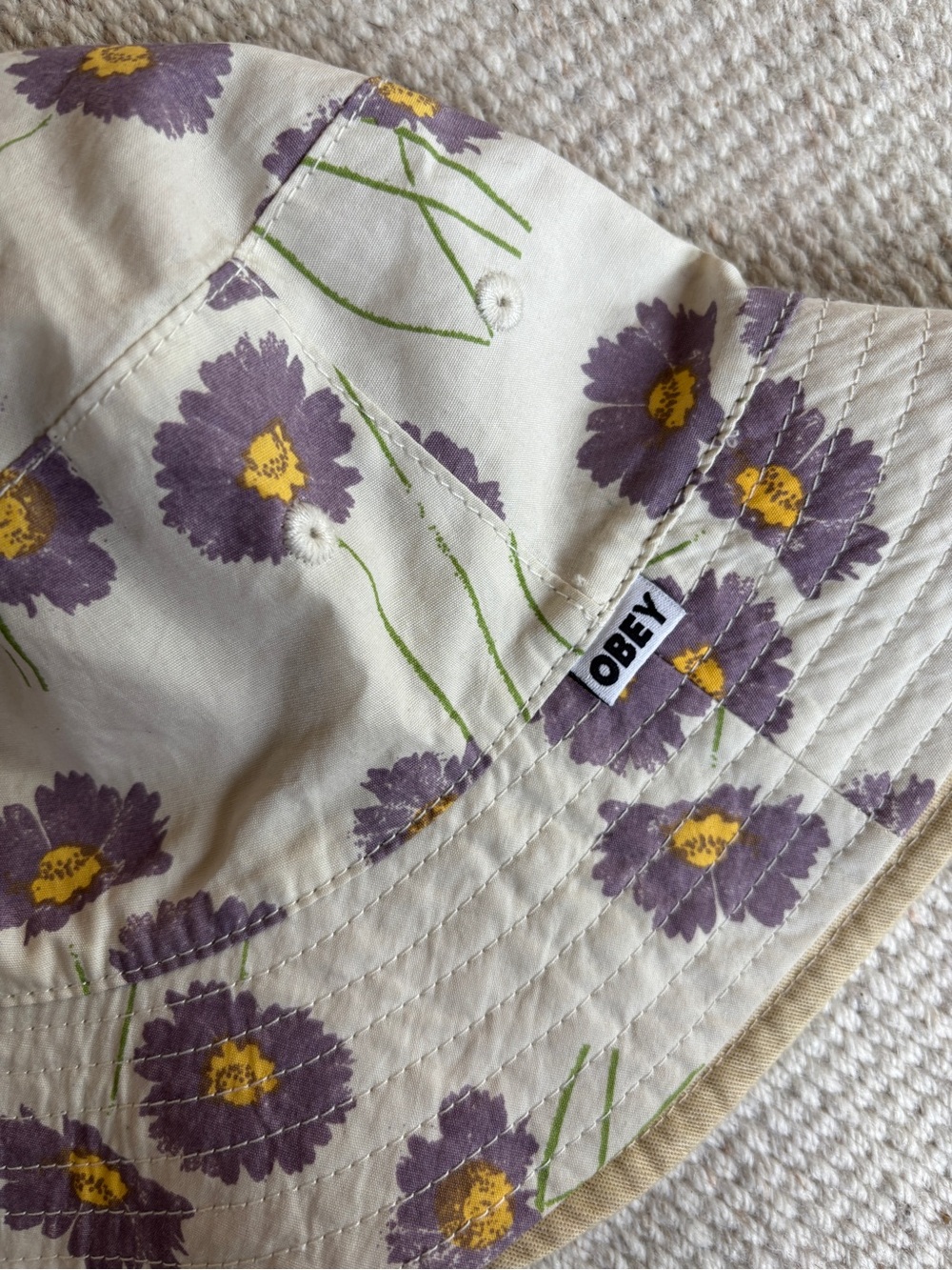 Obey Floral Bucket Hat